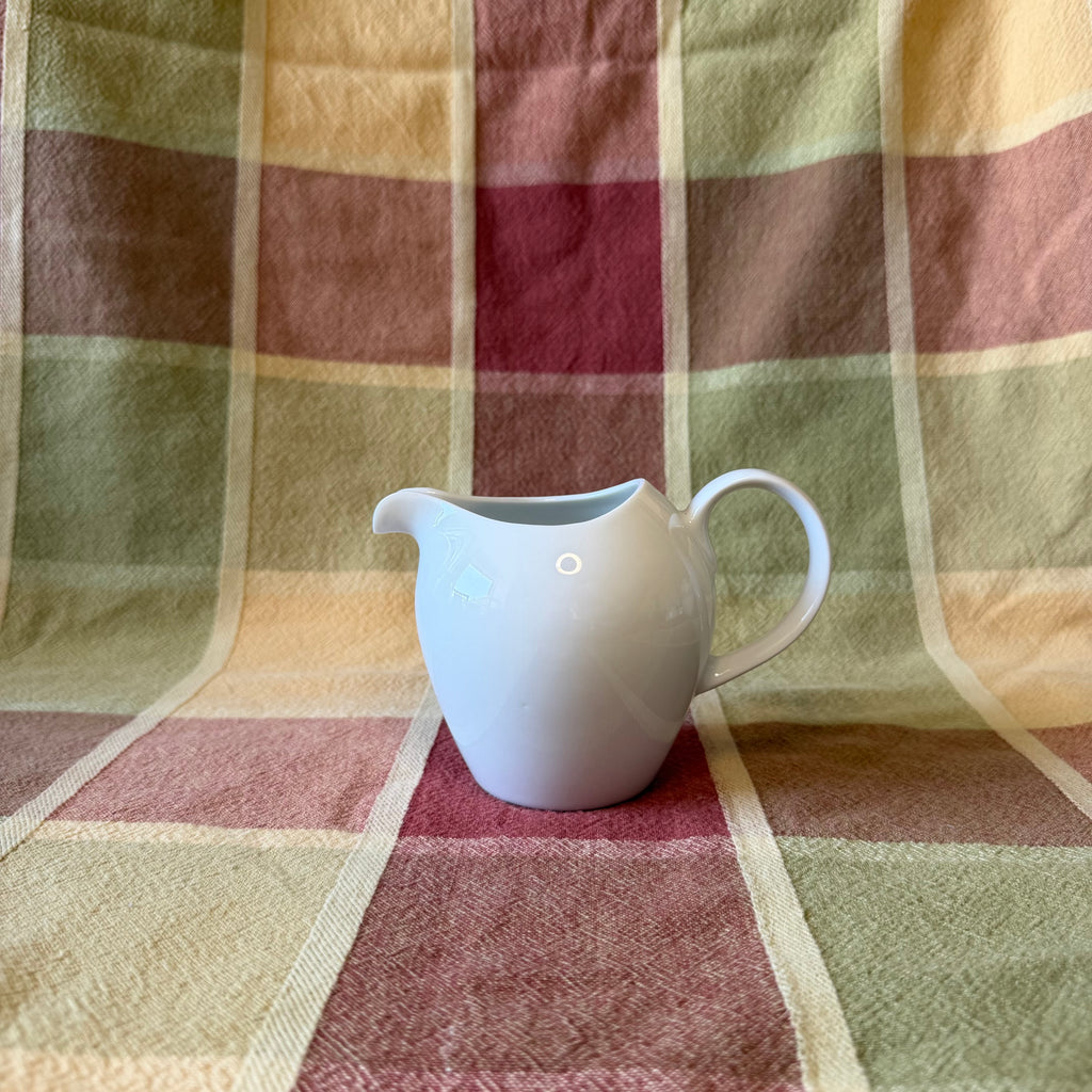 White Ceramic Cream Pitcher Pot
