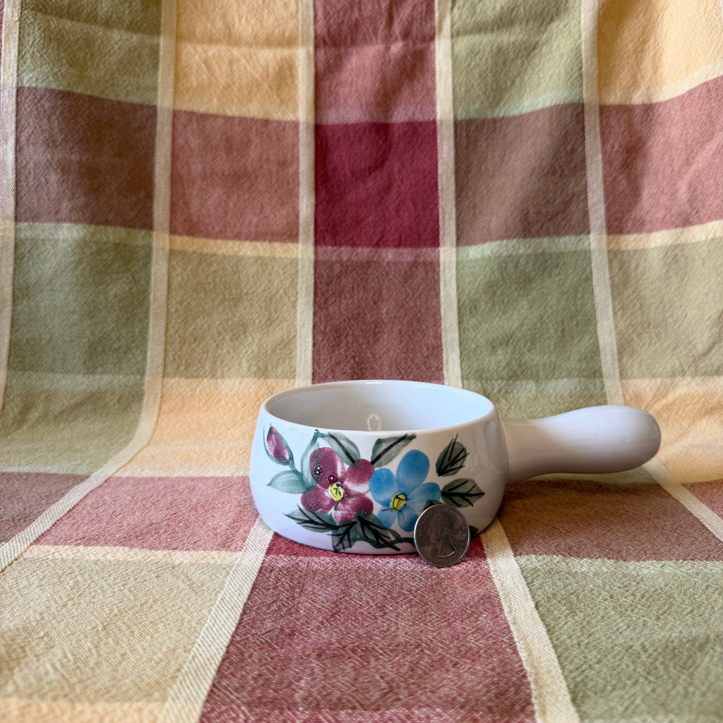 Ceramic Handled Soup Bowl Pot