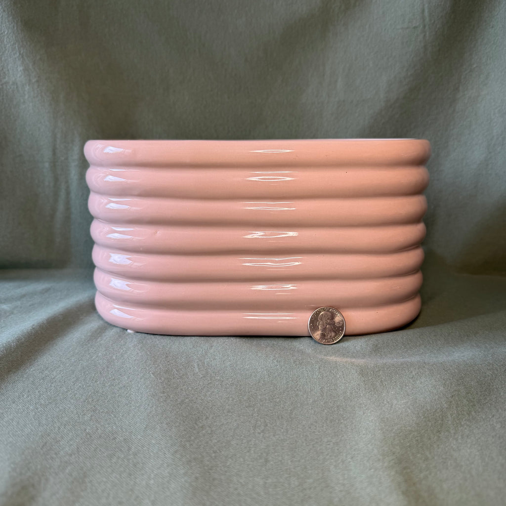 Pink Oval Pot
