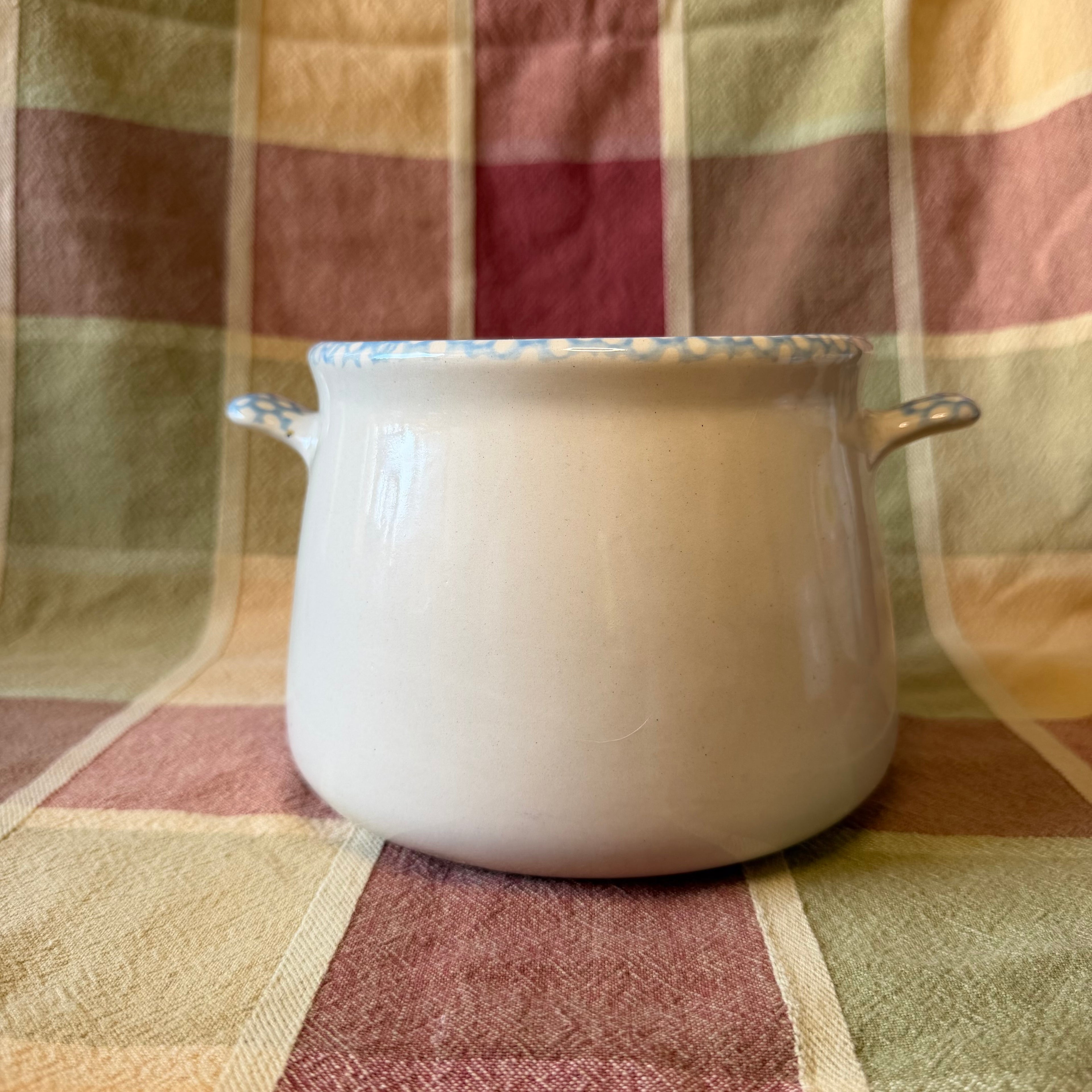 Blue Heart Pot