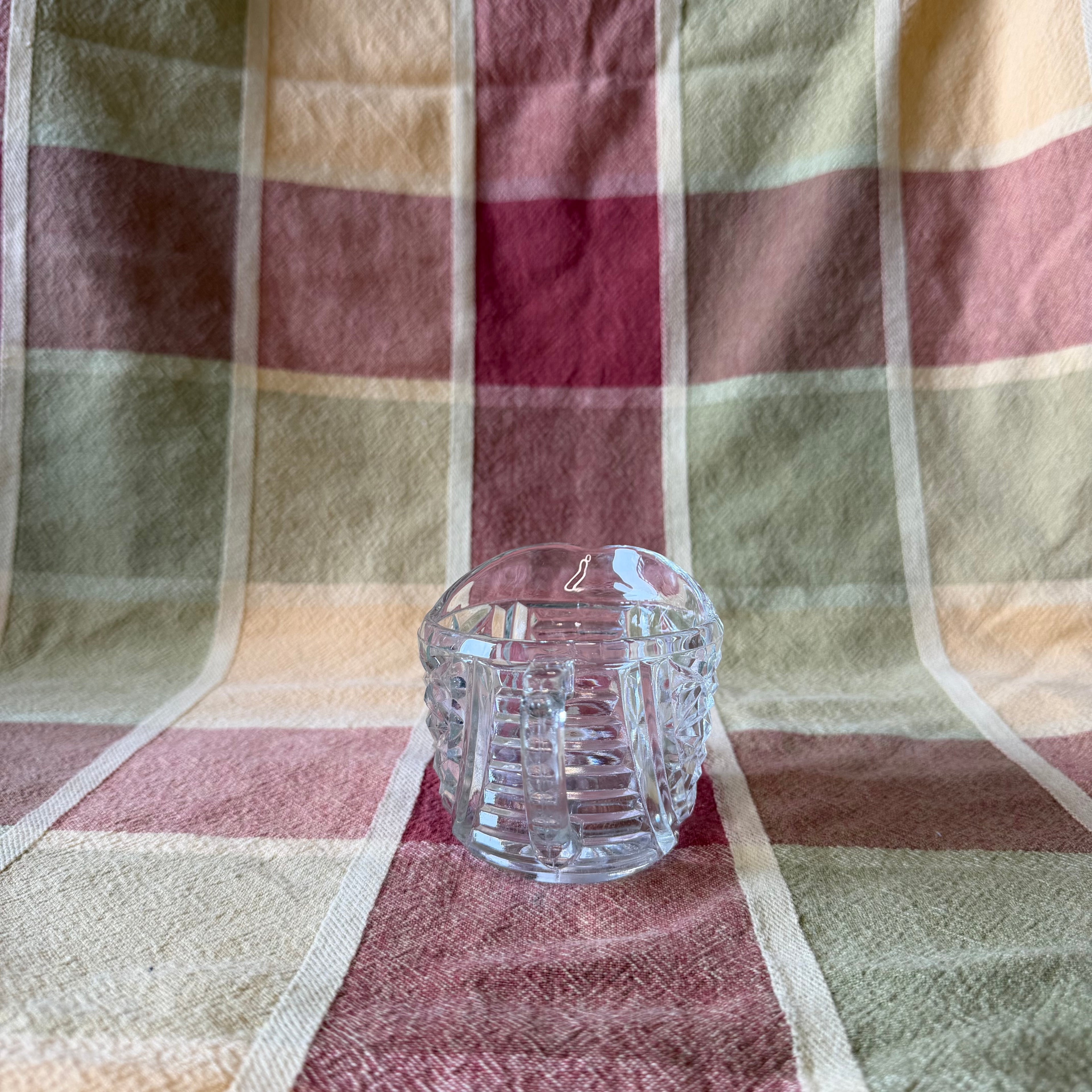 Glass Cream Pitcher Pot