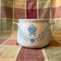 Blue Heart Pot