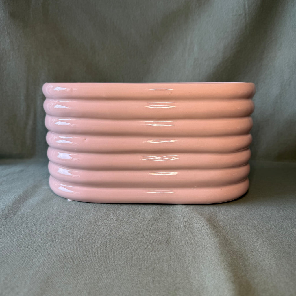 Pink Oval Pot