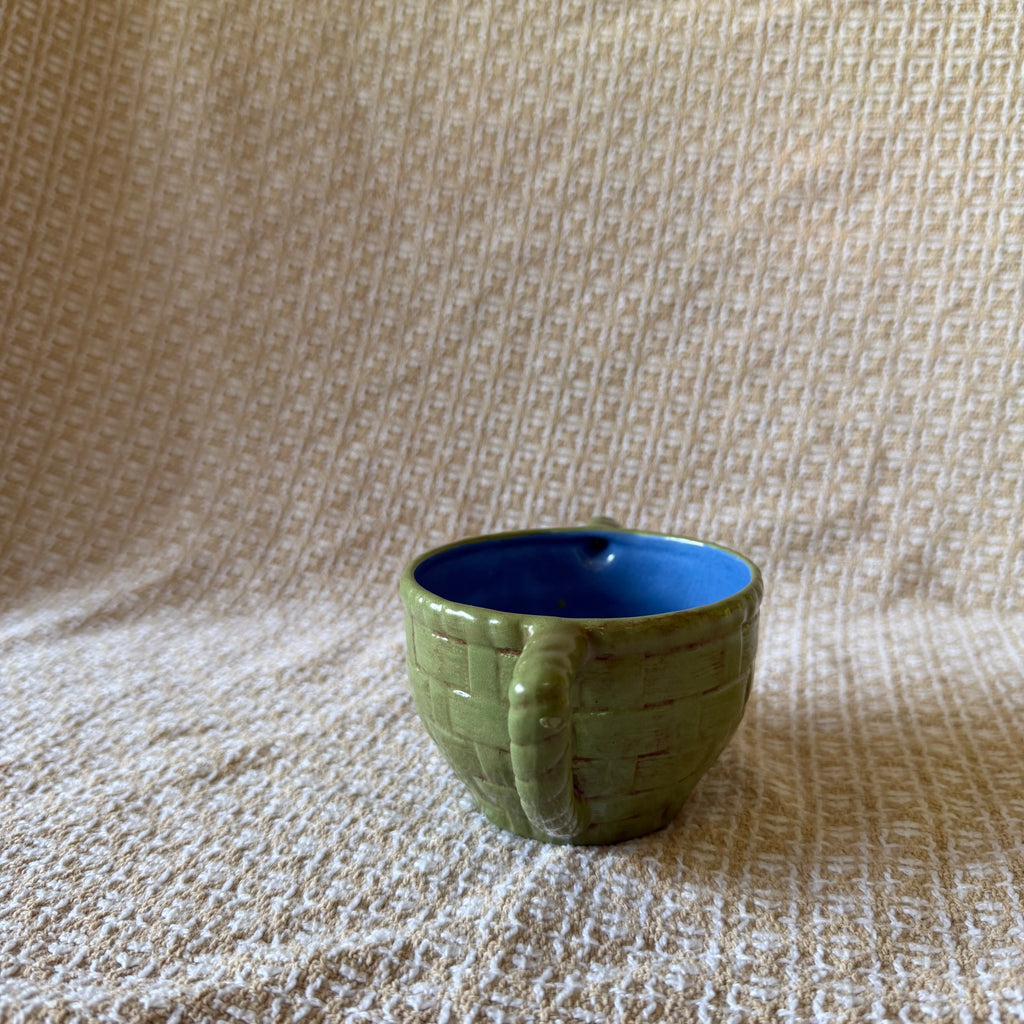 Green Double Handle Pot