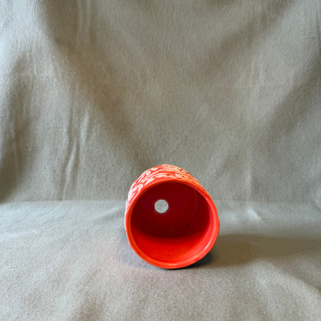 Orange Leaf Pot