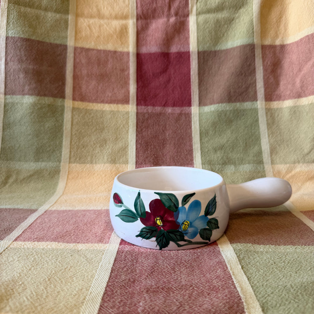 Ceramic Handled Soup Bowl Pot