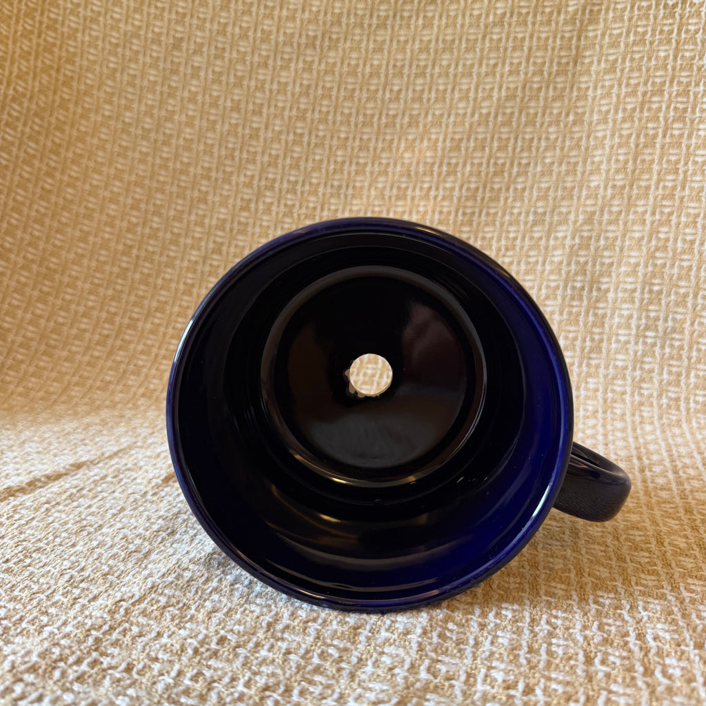 Large Blue Mug Pot