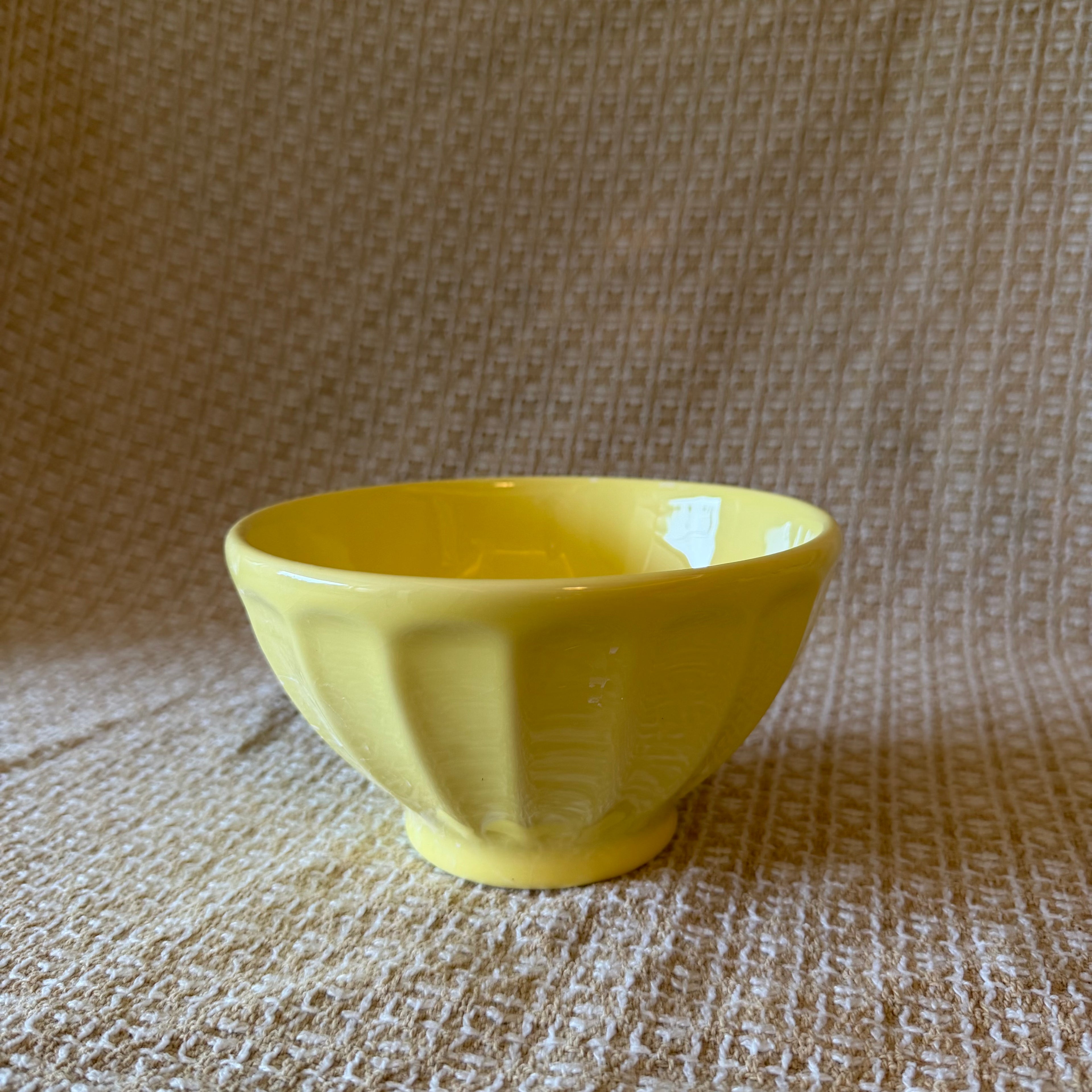 Yellow Bowl Pot
