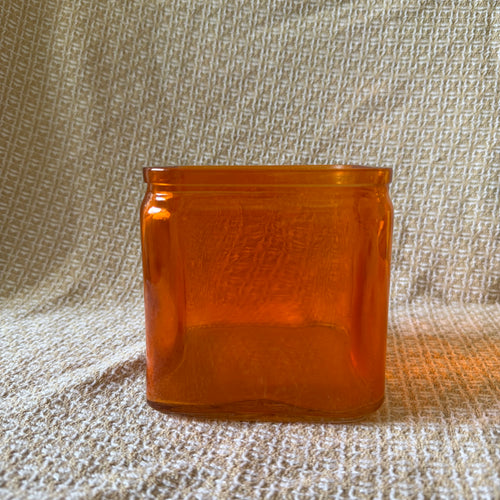 Colorful Glass Block Pot