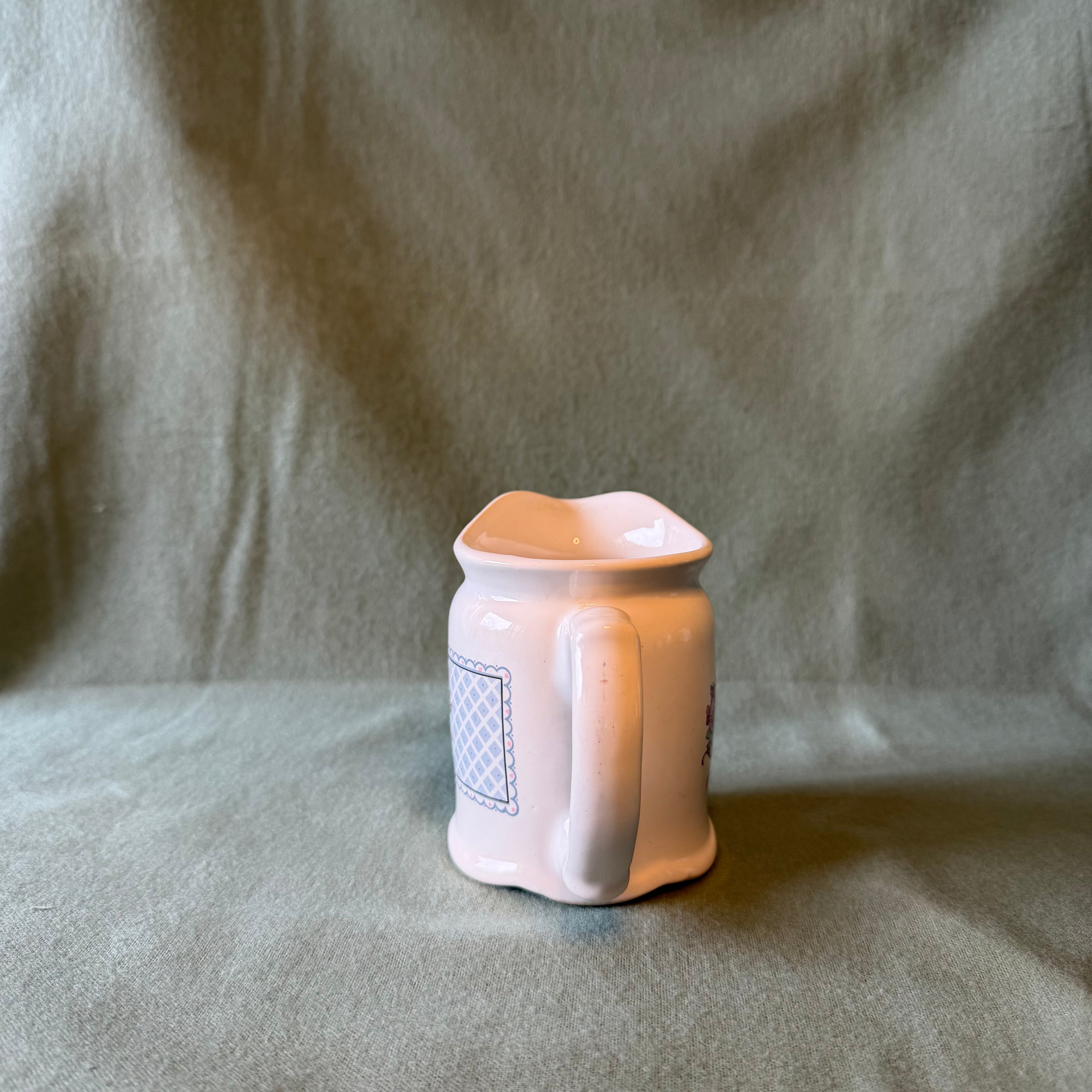 Flower Basket Cream Pitcher Pot