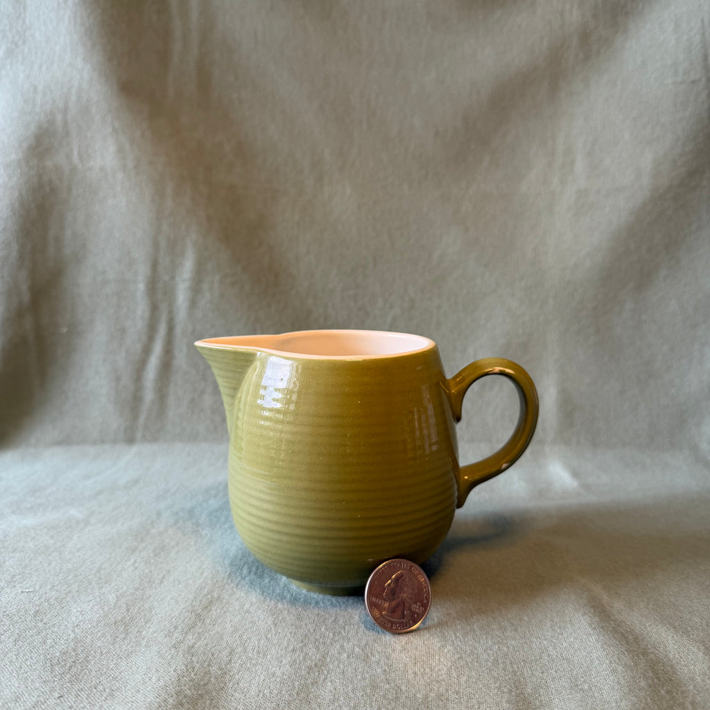Green Cream Pitcher Pot