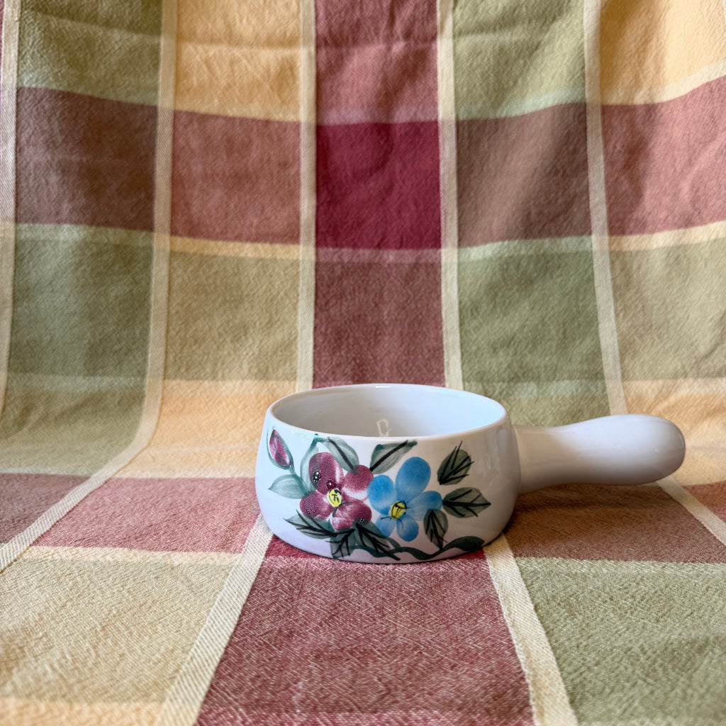 Ceramic Handled Soup Bowl Pot