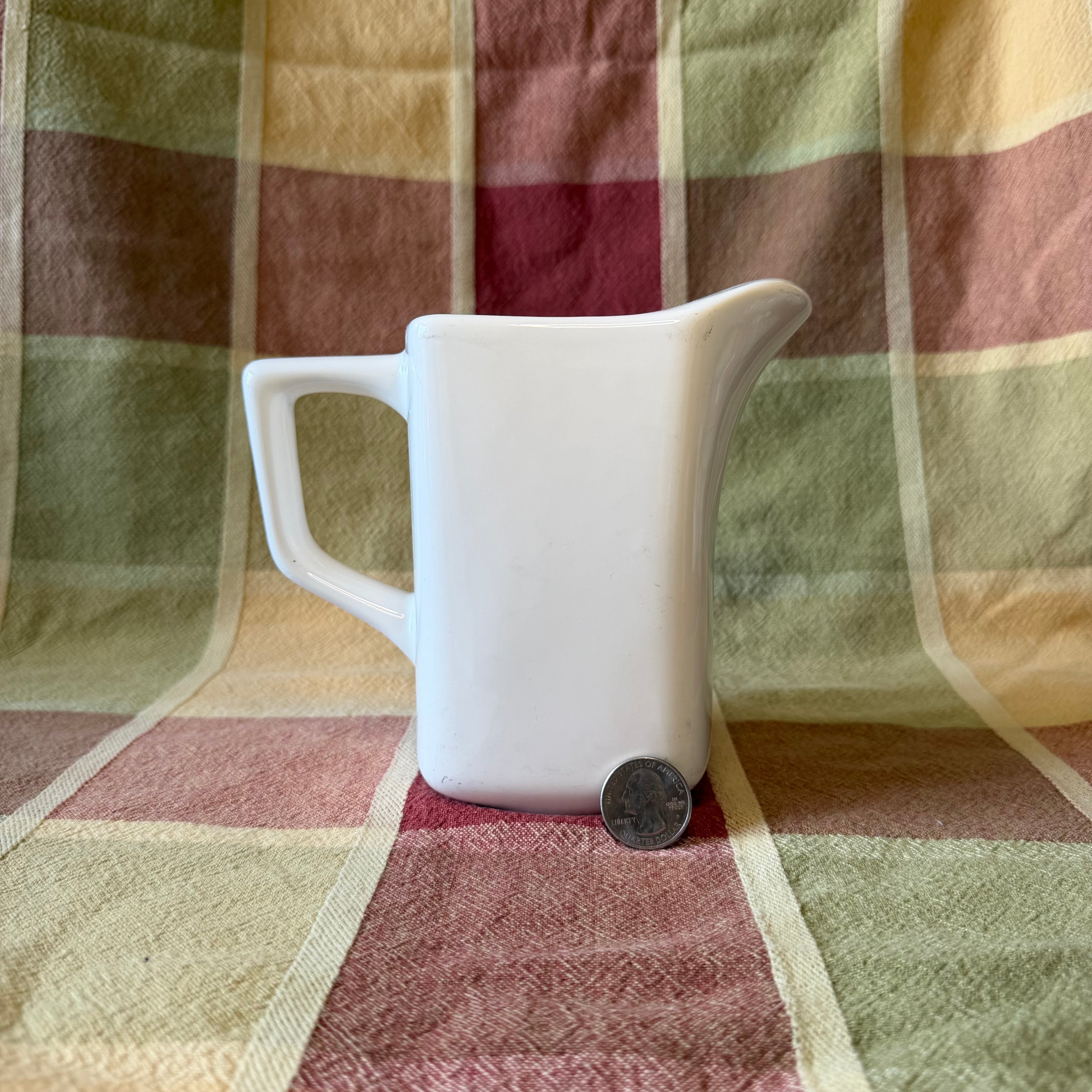 White Milk Pitcher Pot