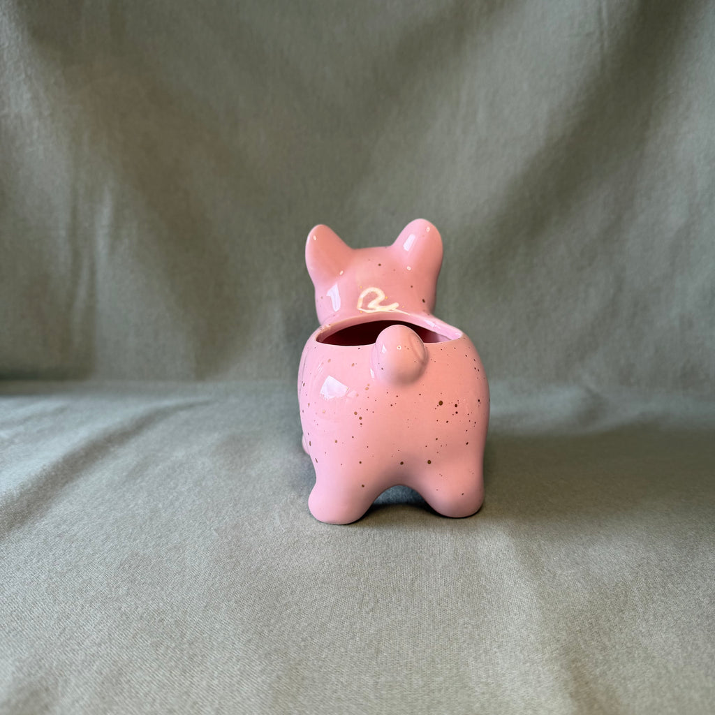 Pink Frenchie Pot