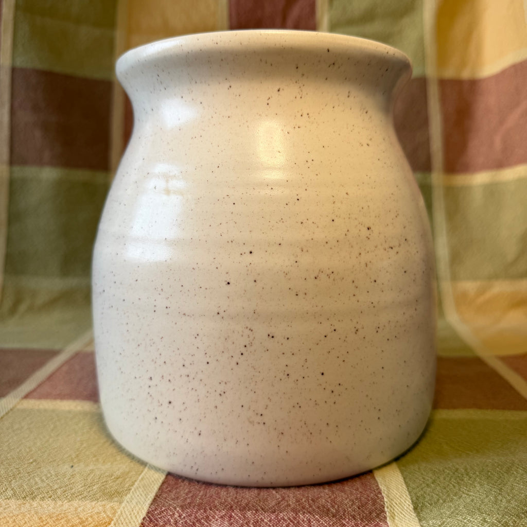 Large Floral Cookie Jar Pot