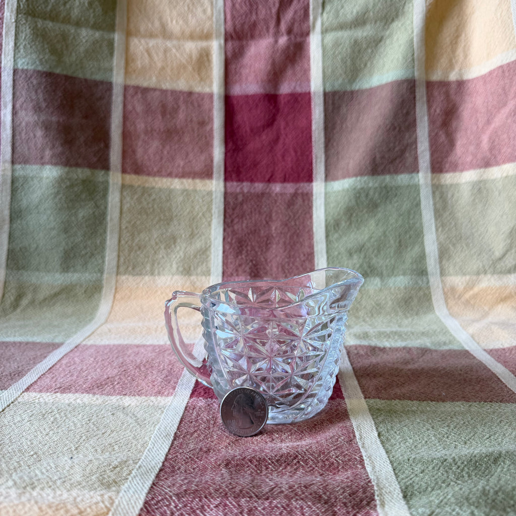 Glass Cream Pitcher Pot