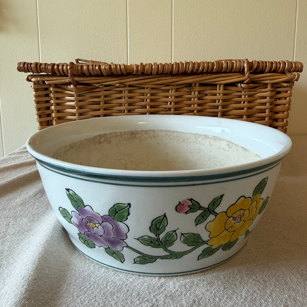 Floral 9.5inch Pot