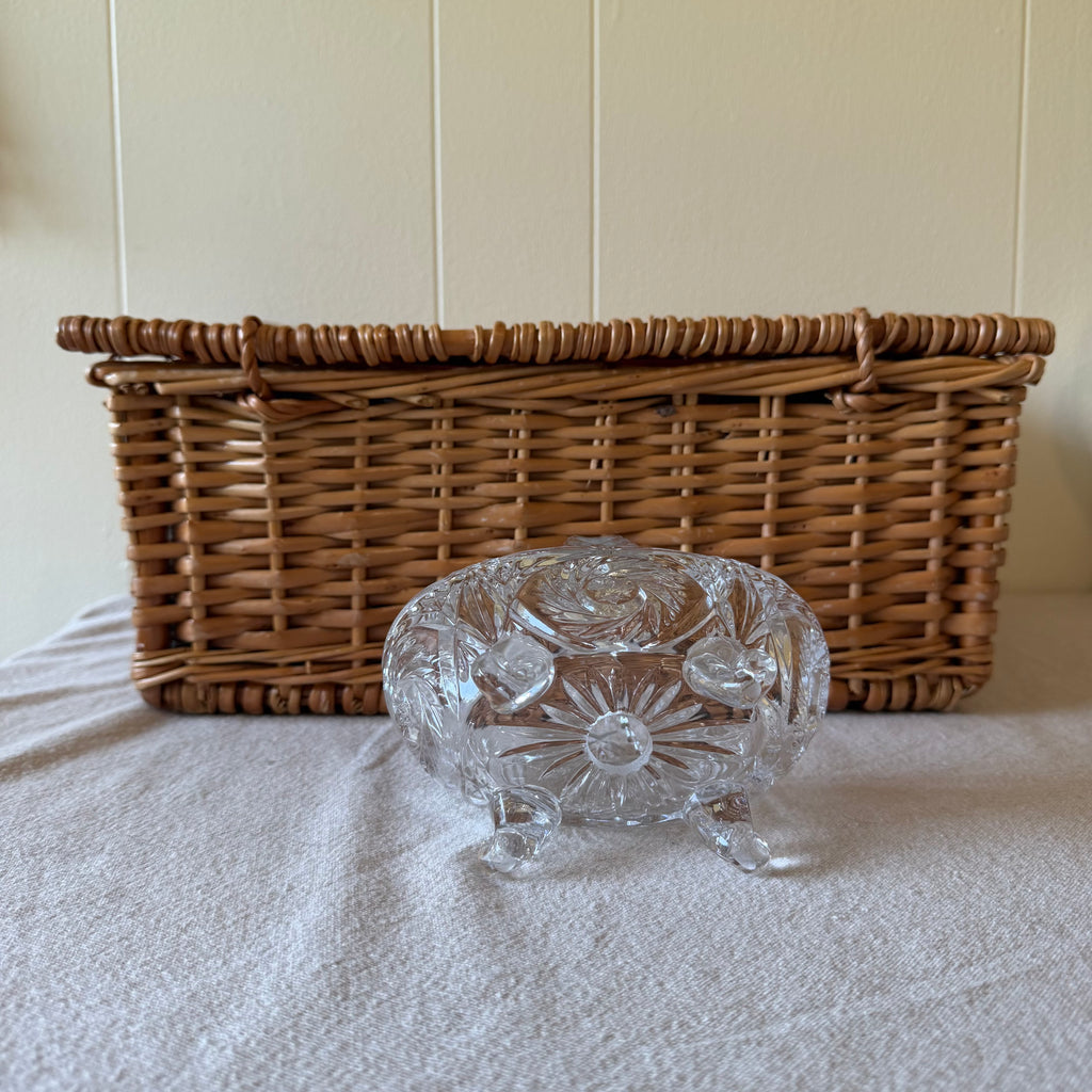 Glass Basket Pot