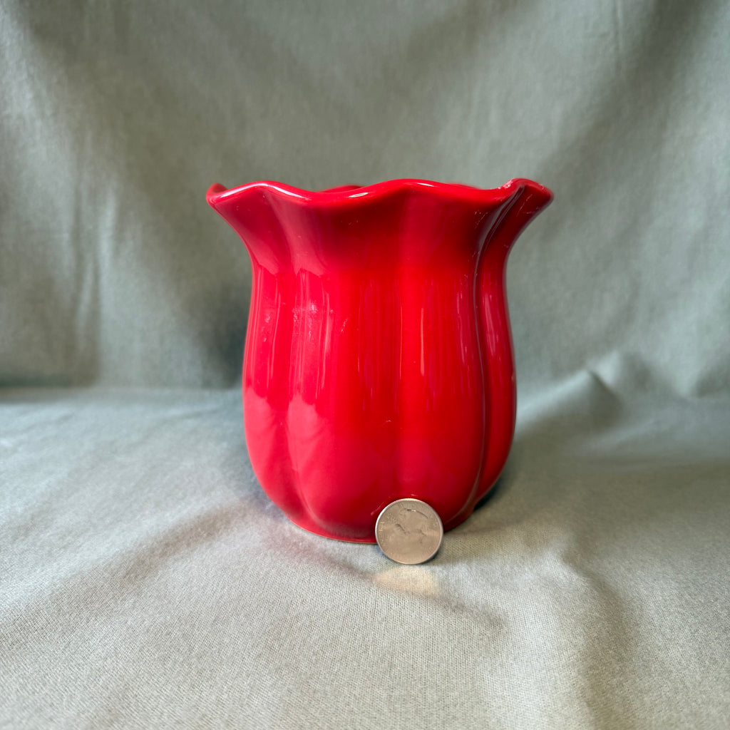 Red Vase Pot