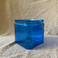 Colorful Glass Block Pot