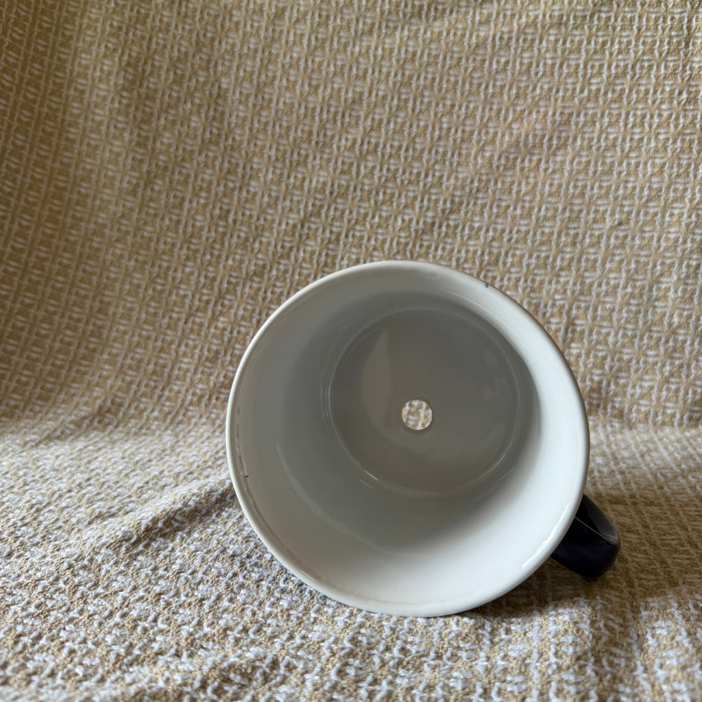 Large Blue Mug Pot