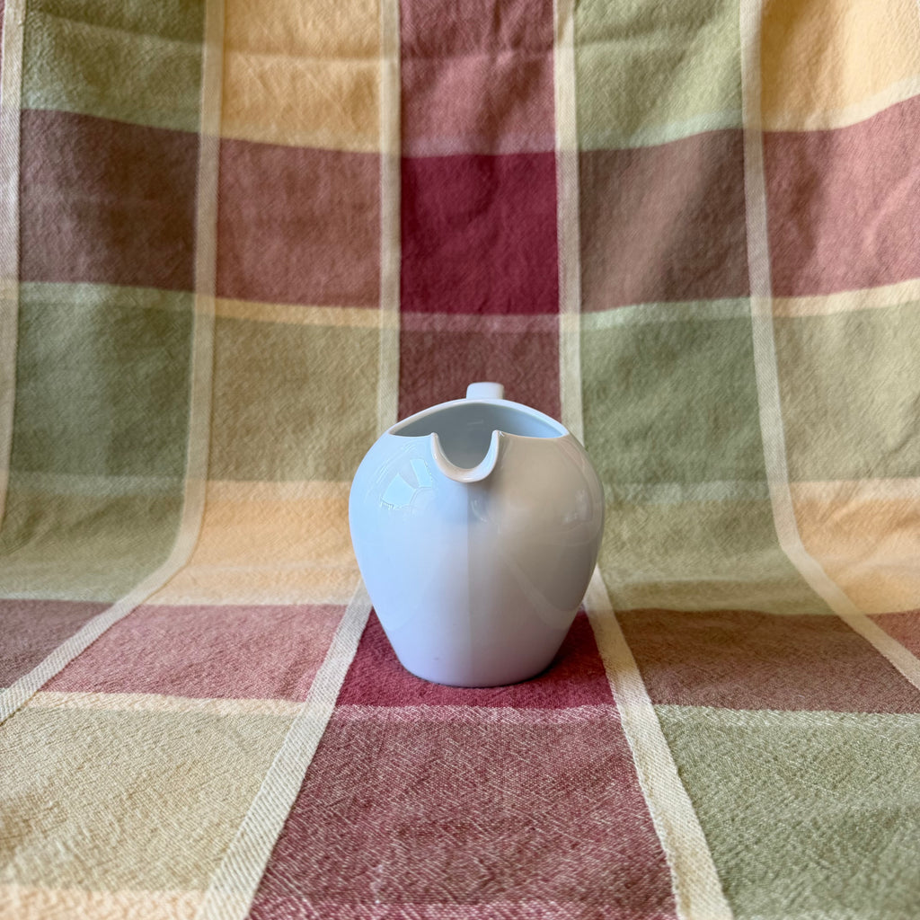 White Ceramic Cream Pitcher Pot