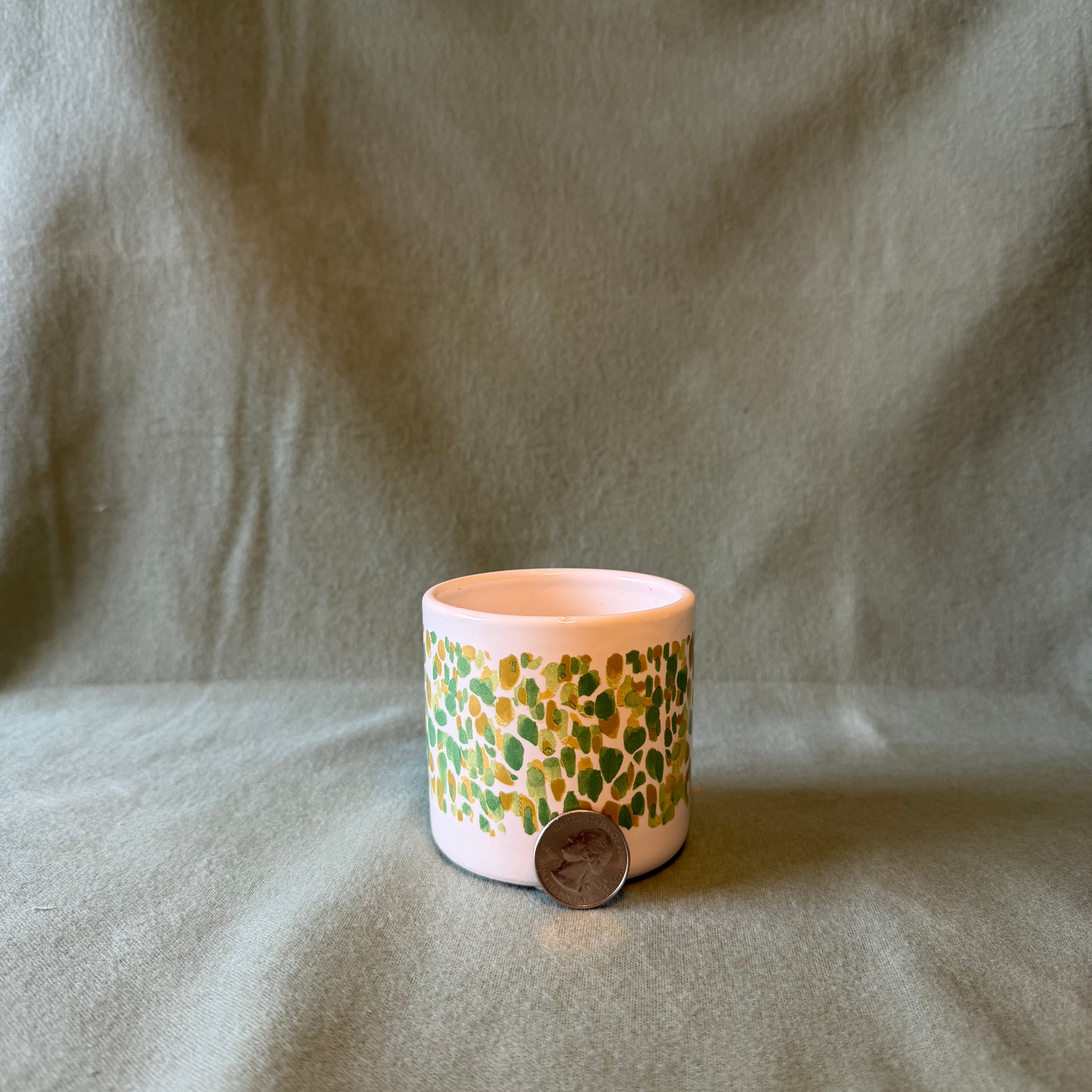 Small Green Cup Pot