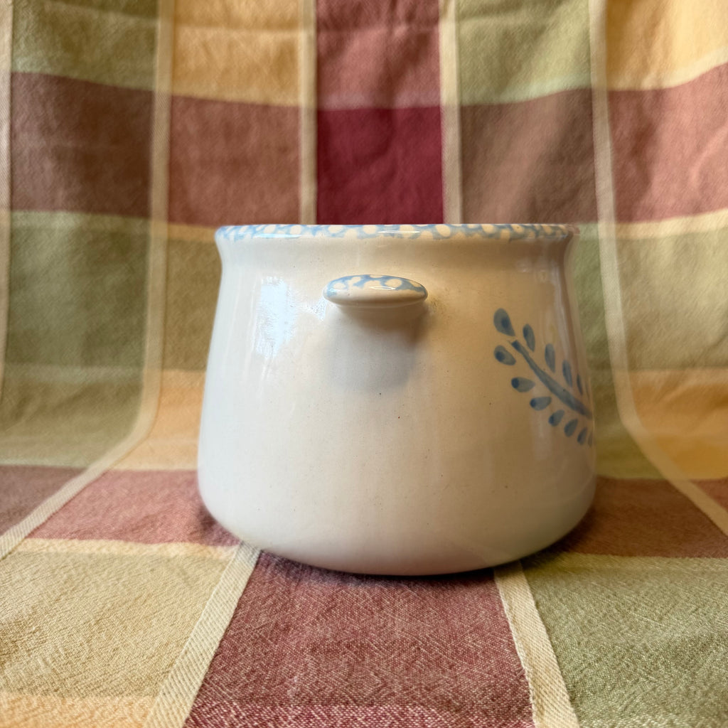 Blue Heart Pot