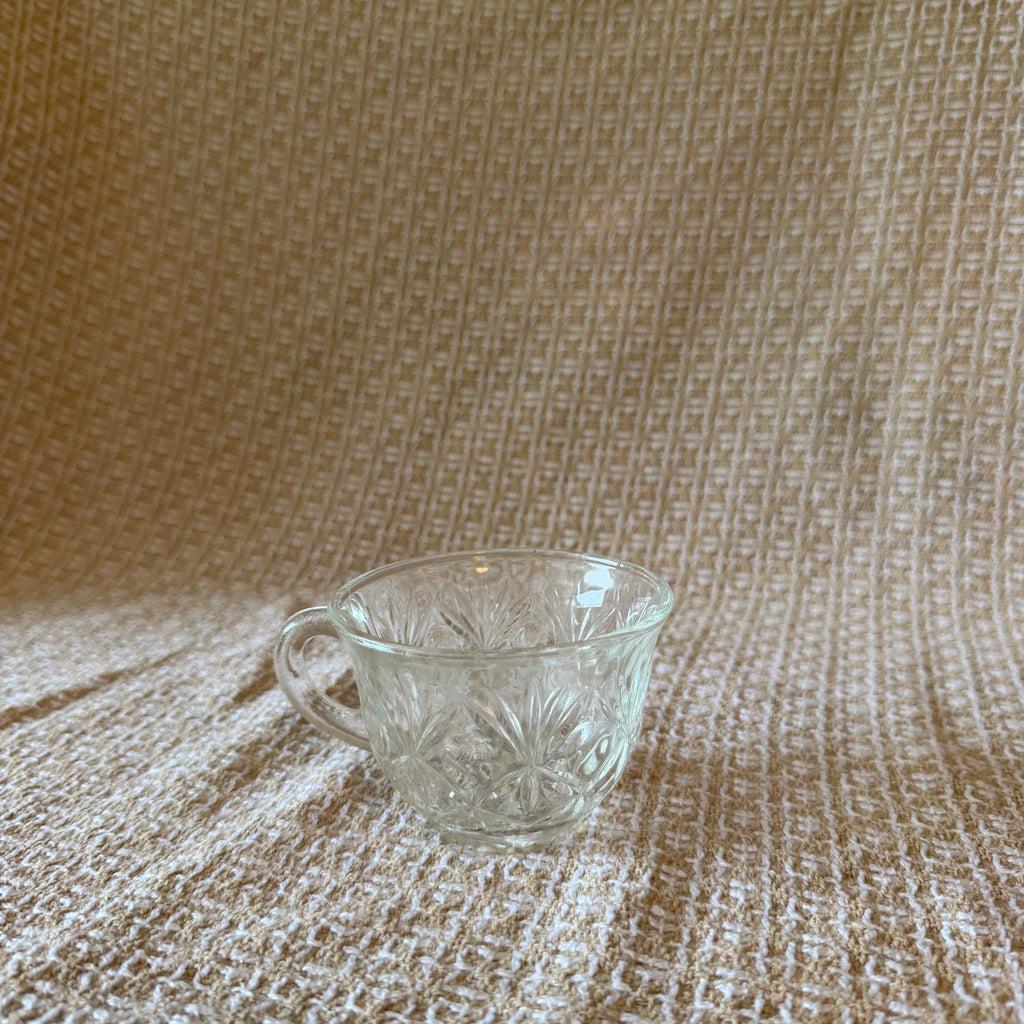 Glass Punch Cup Pot