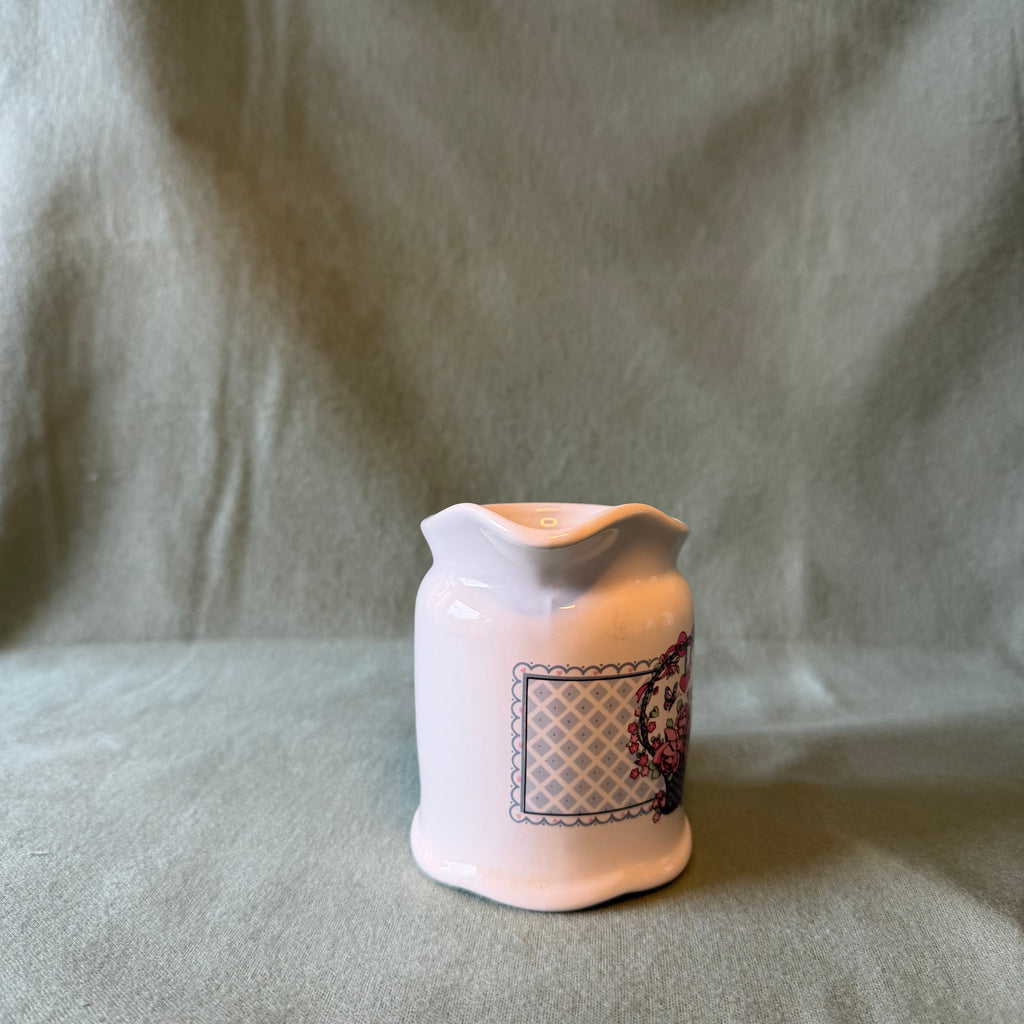 Flower Basket Cream Pitcher Pot