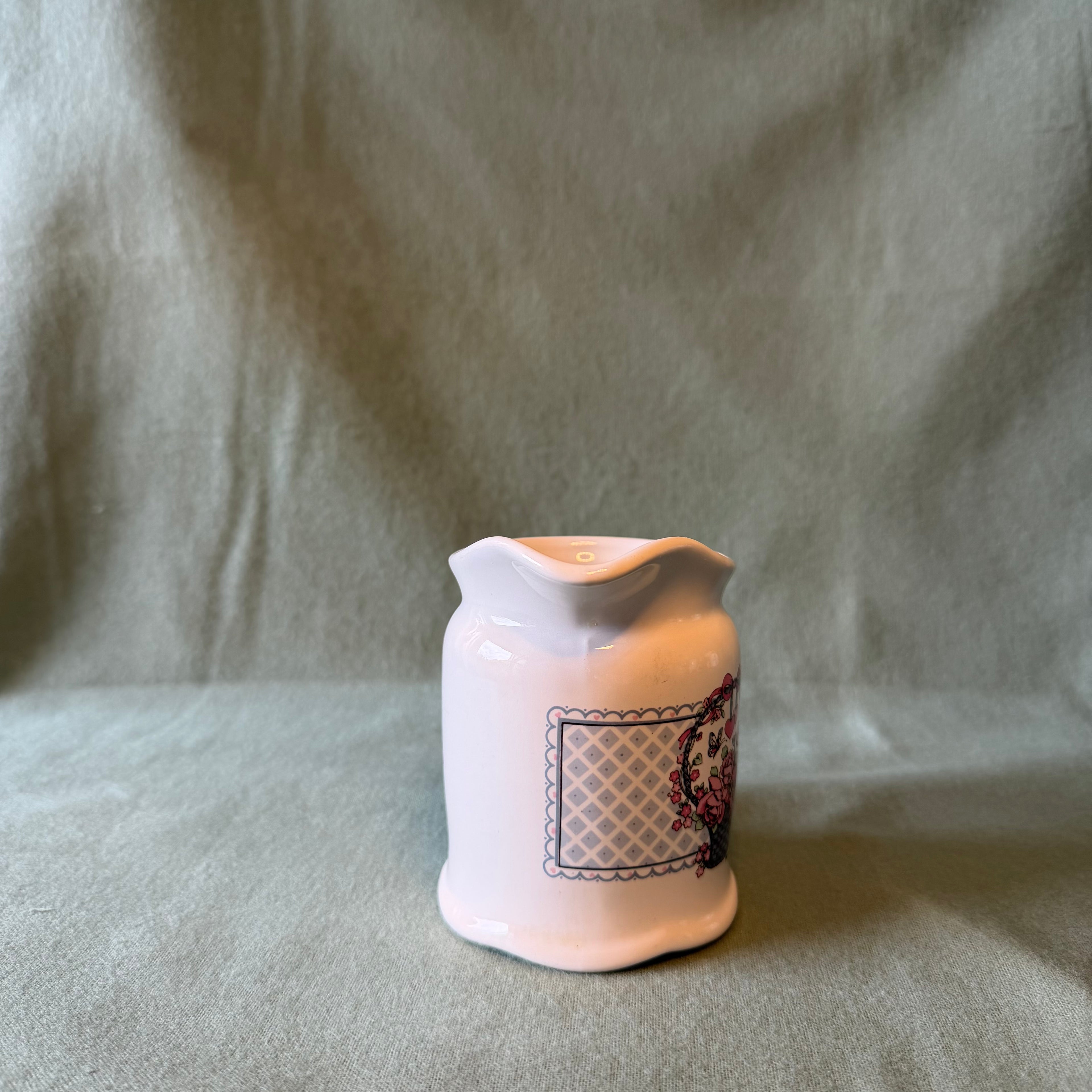 Flower Basket Cream Pitcher Pot