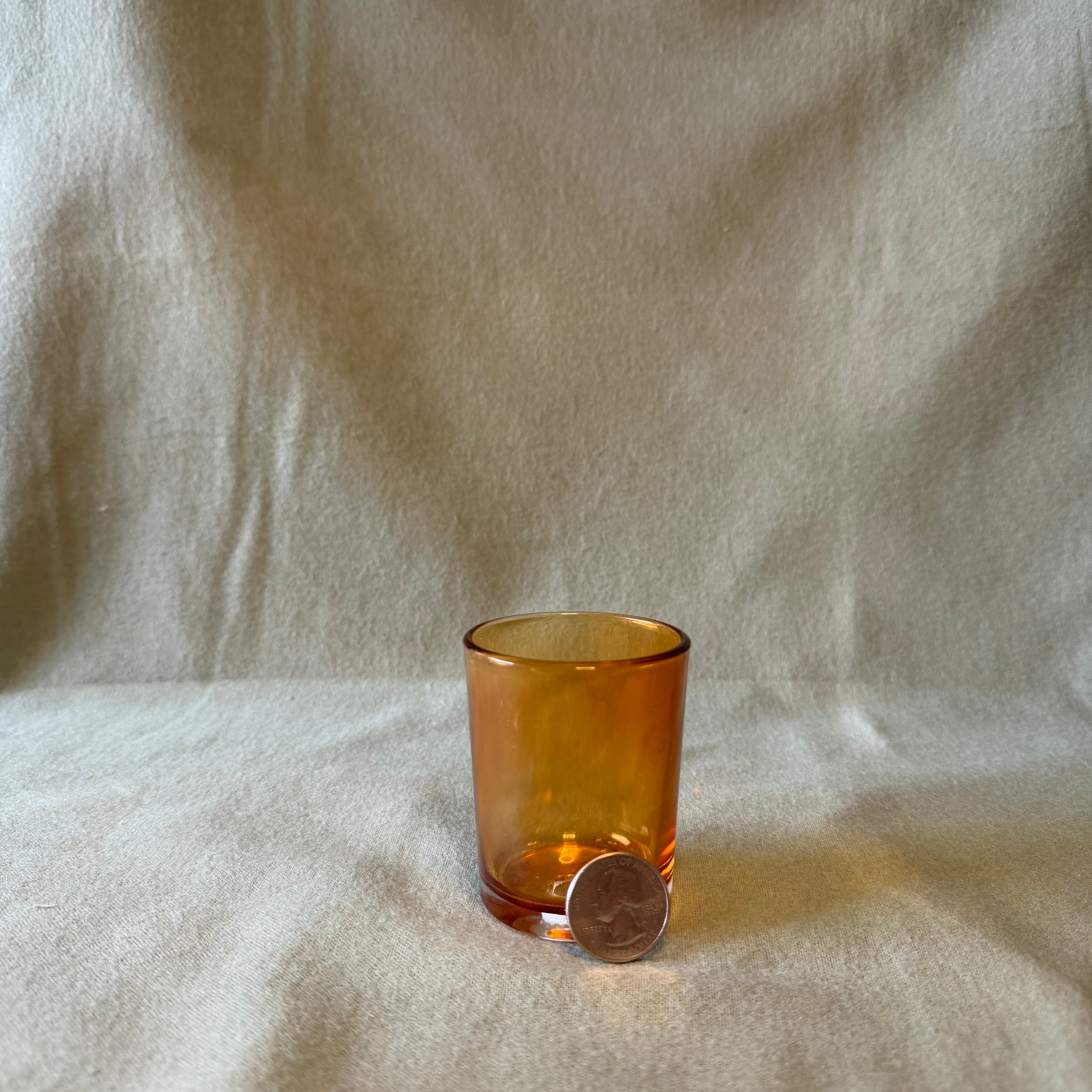 Orange Shot Glass Pot