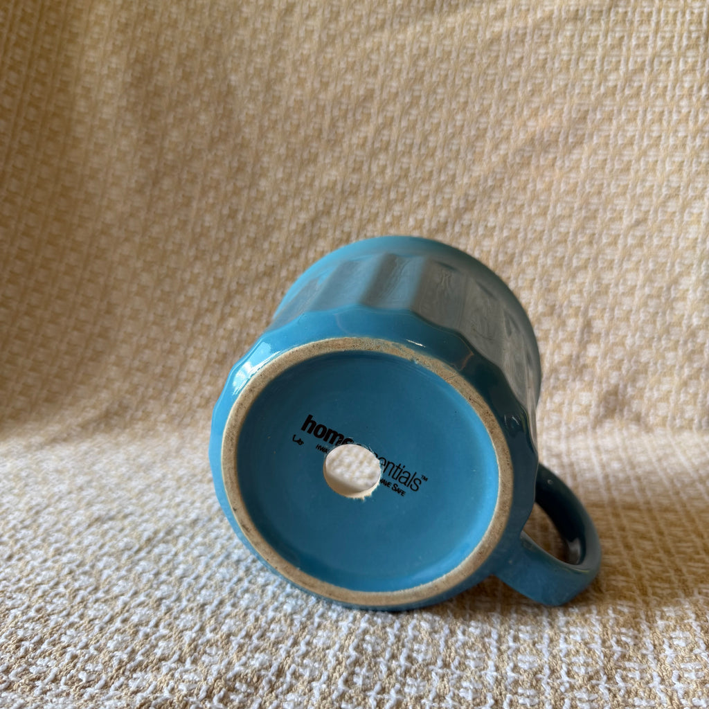 Large Light Blue Mug Pot