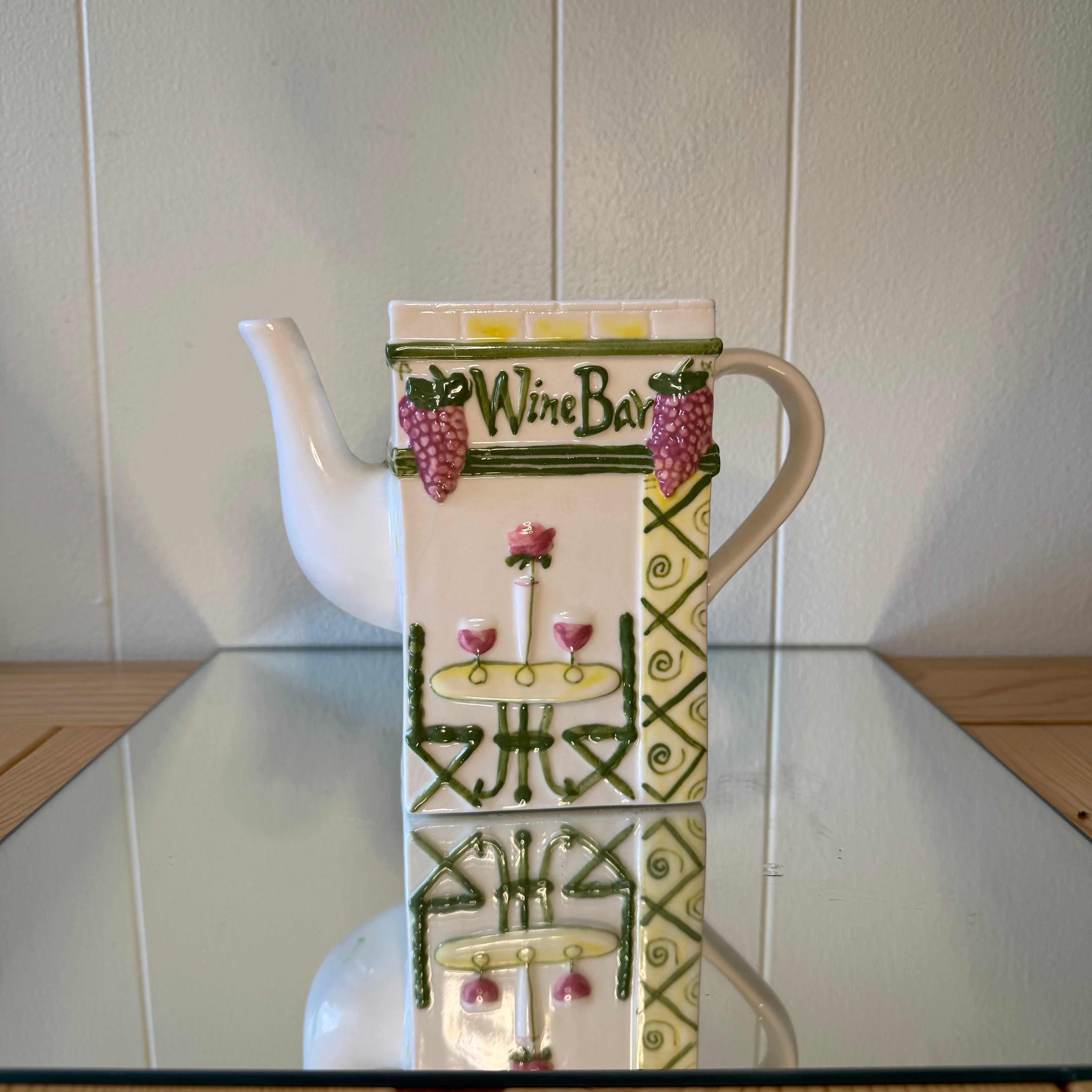Wine Shop/Bar Tea Pot Planter