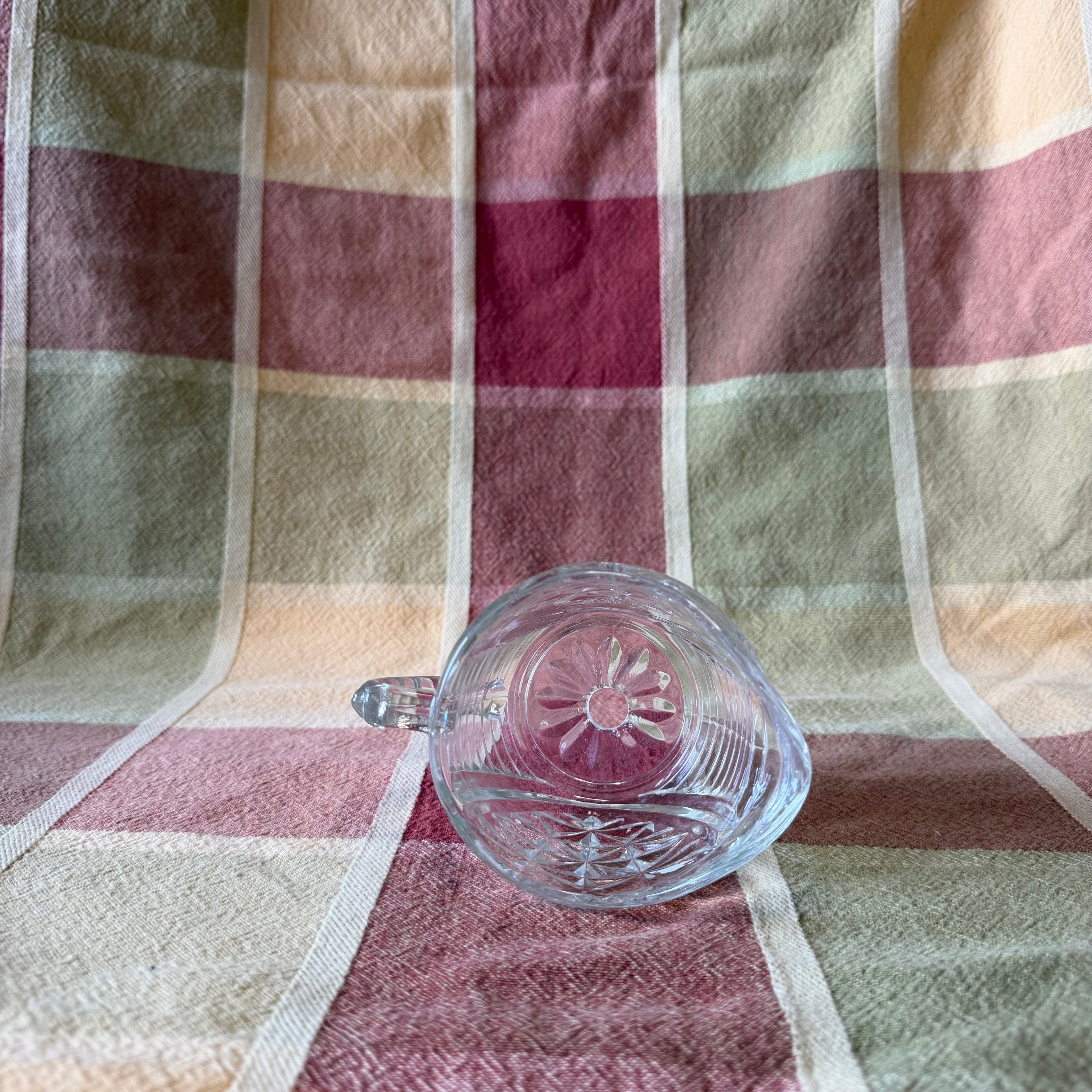 Glass Cream Pitcher Pot
