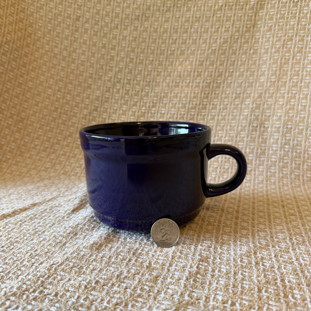 Large Blue Mug Pot