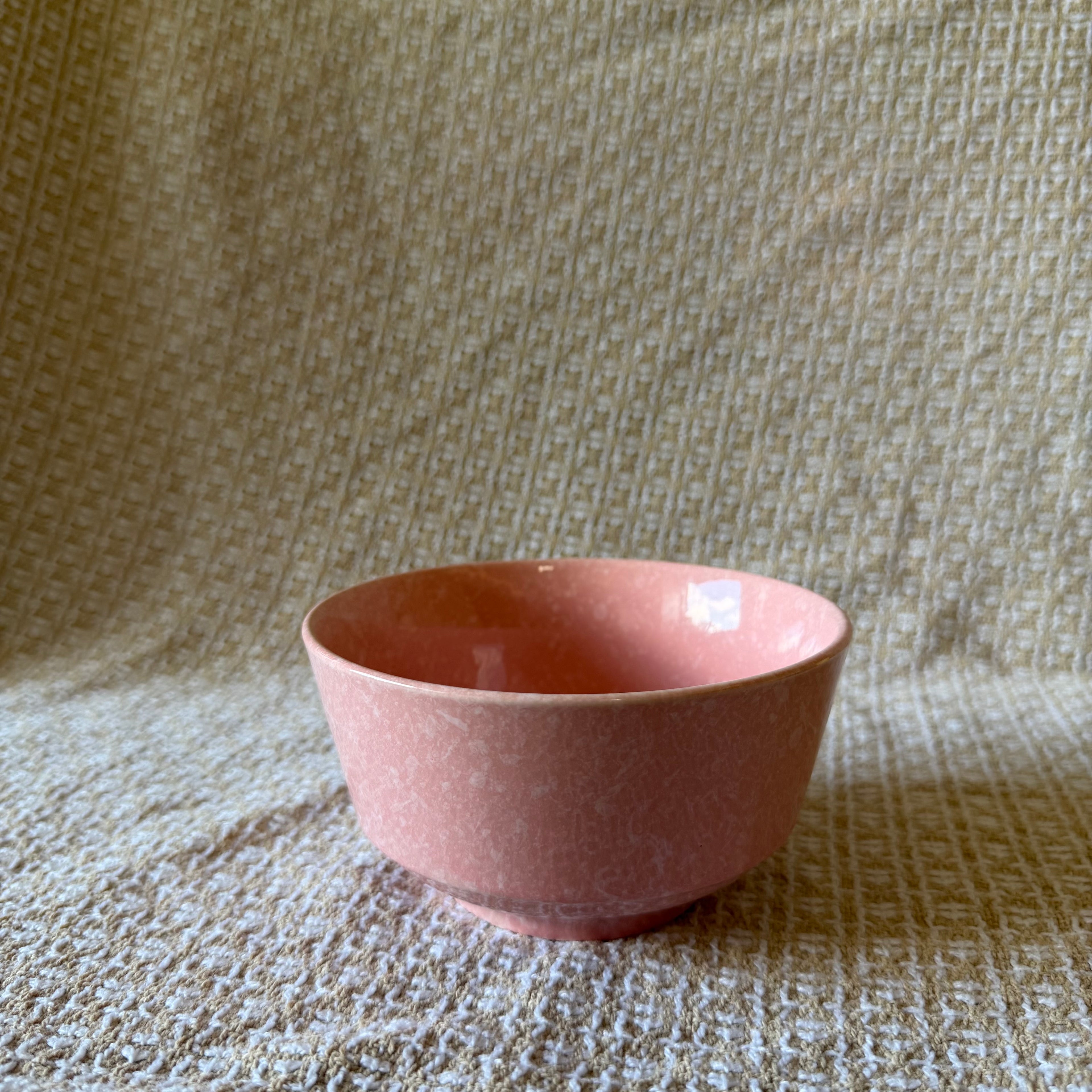 Pink Branch Bowl Pot with Drip Tray