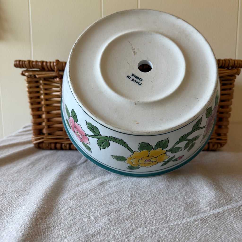 Floral 9.5inch Pot