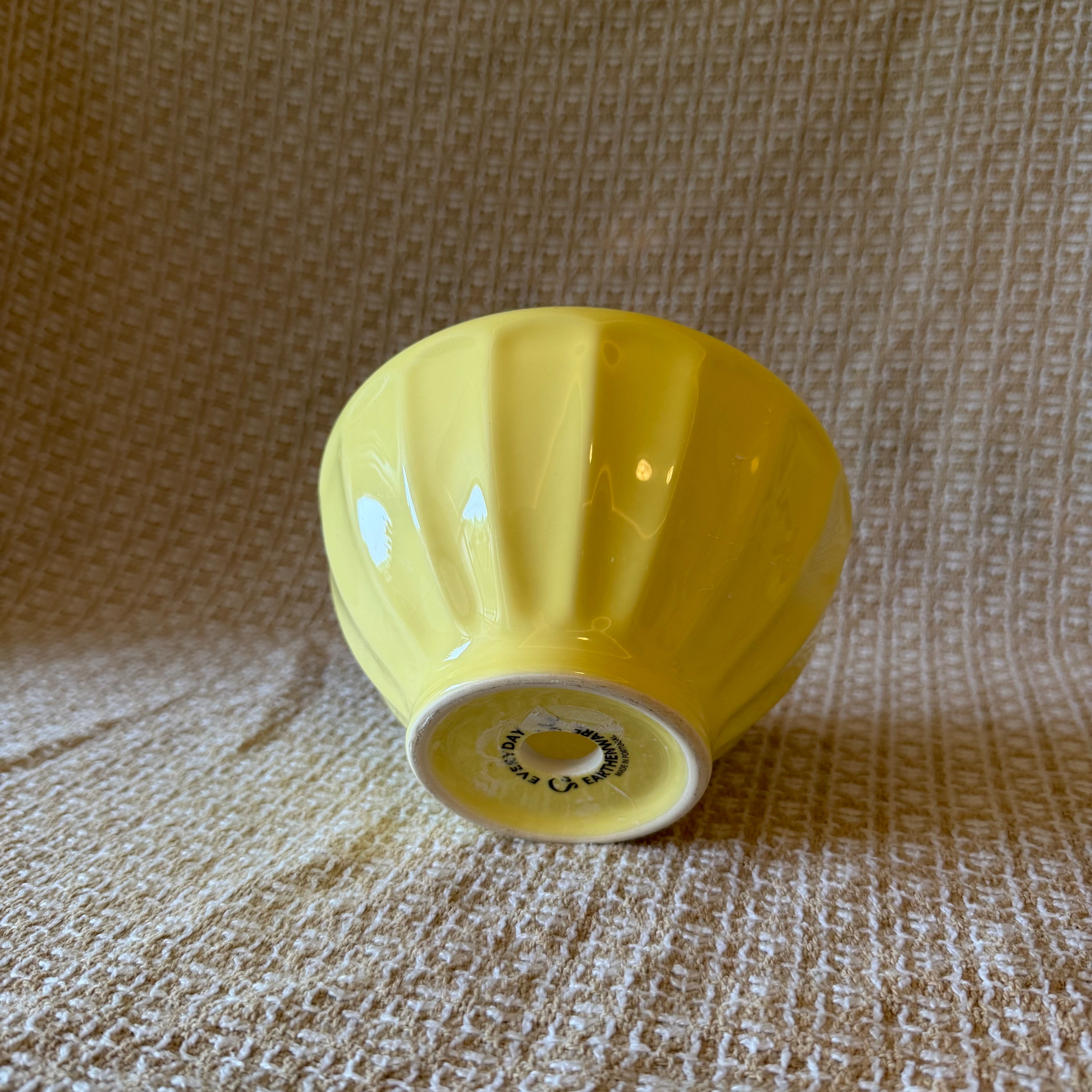 Yellow Bowl Pot