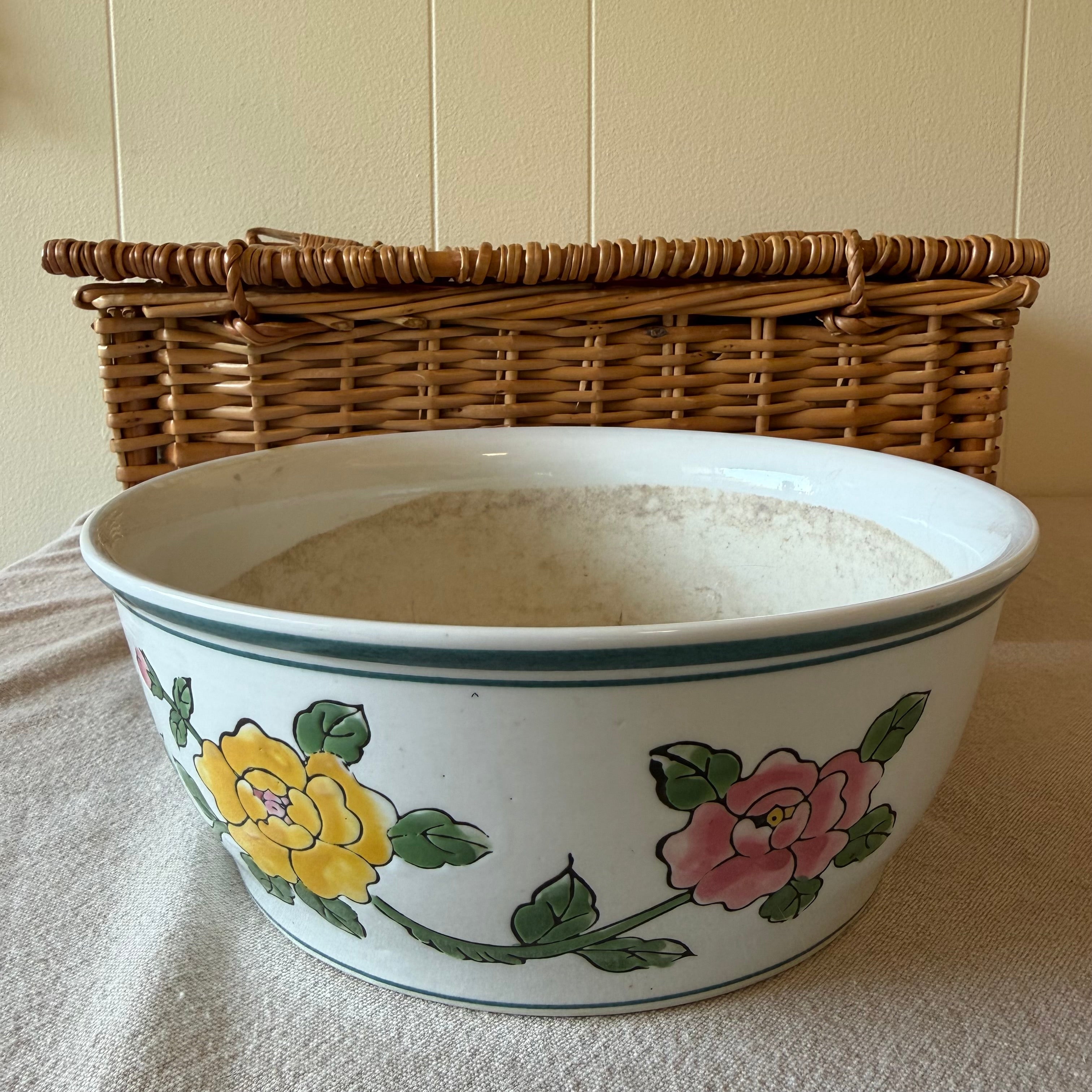 Floral 9.5inch Pot