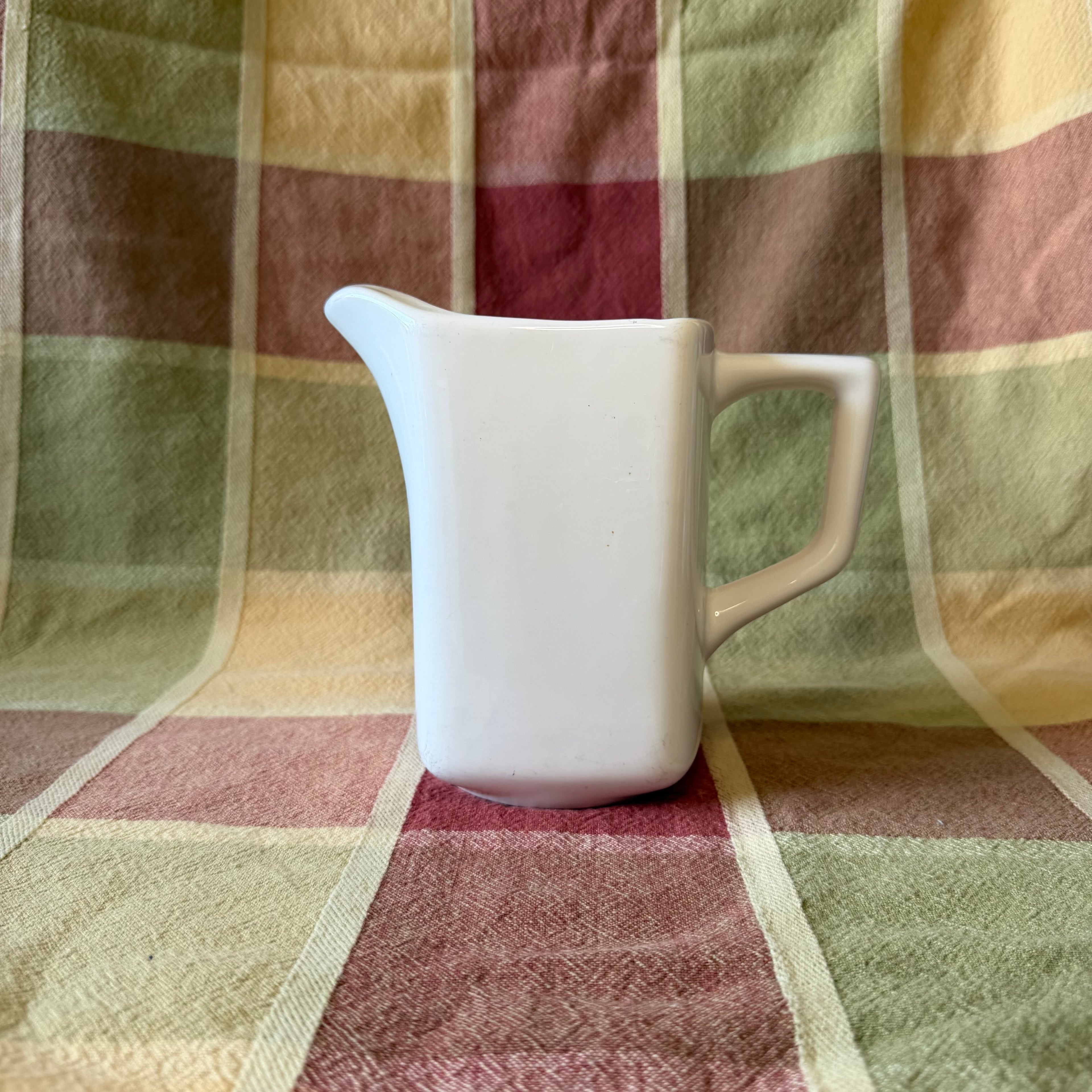 White Milk Pitcher Pot