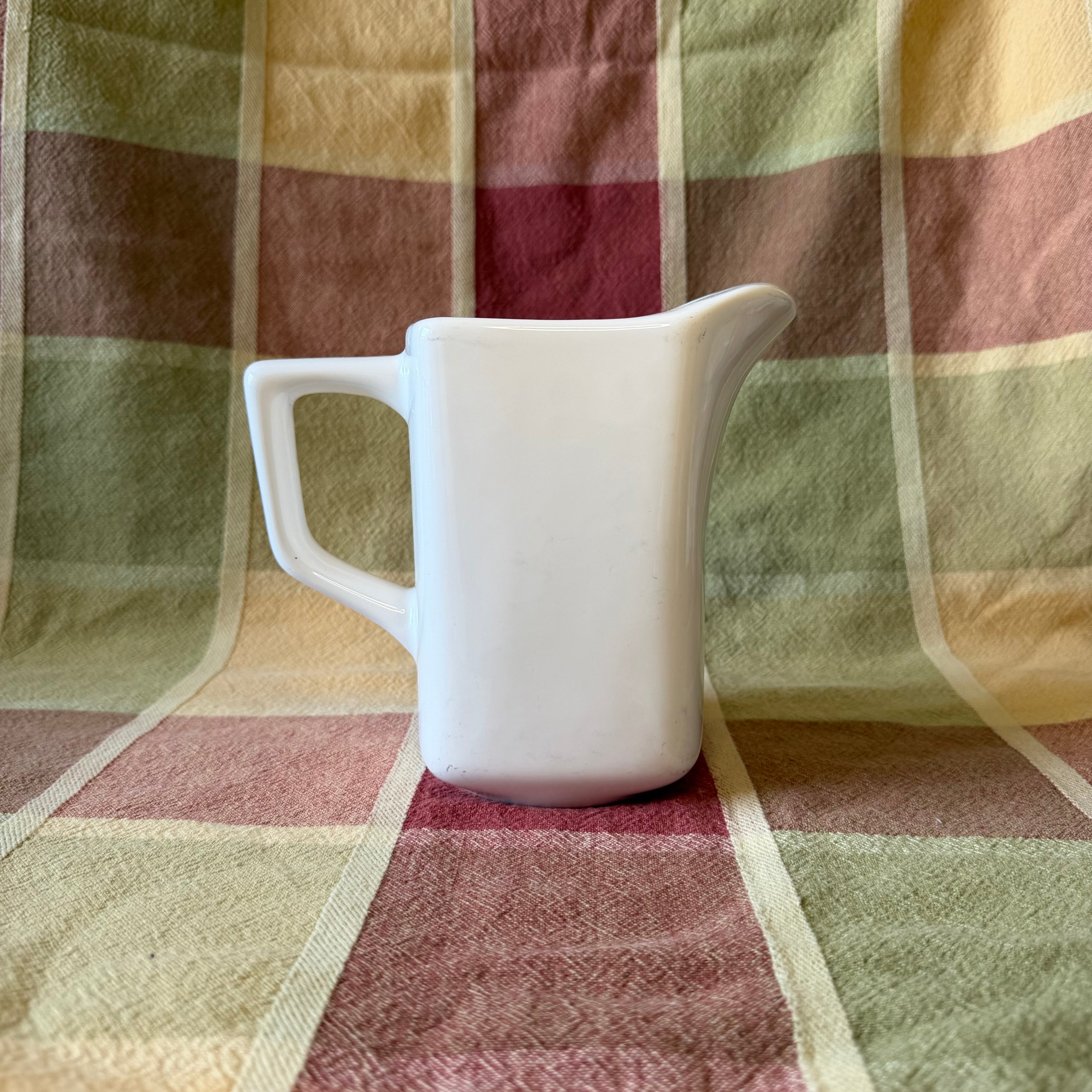 White Milk Pitcher Pot