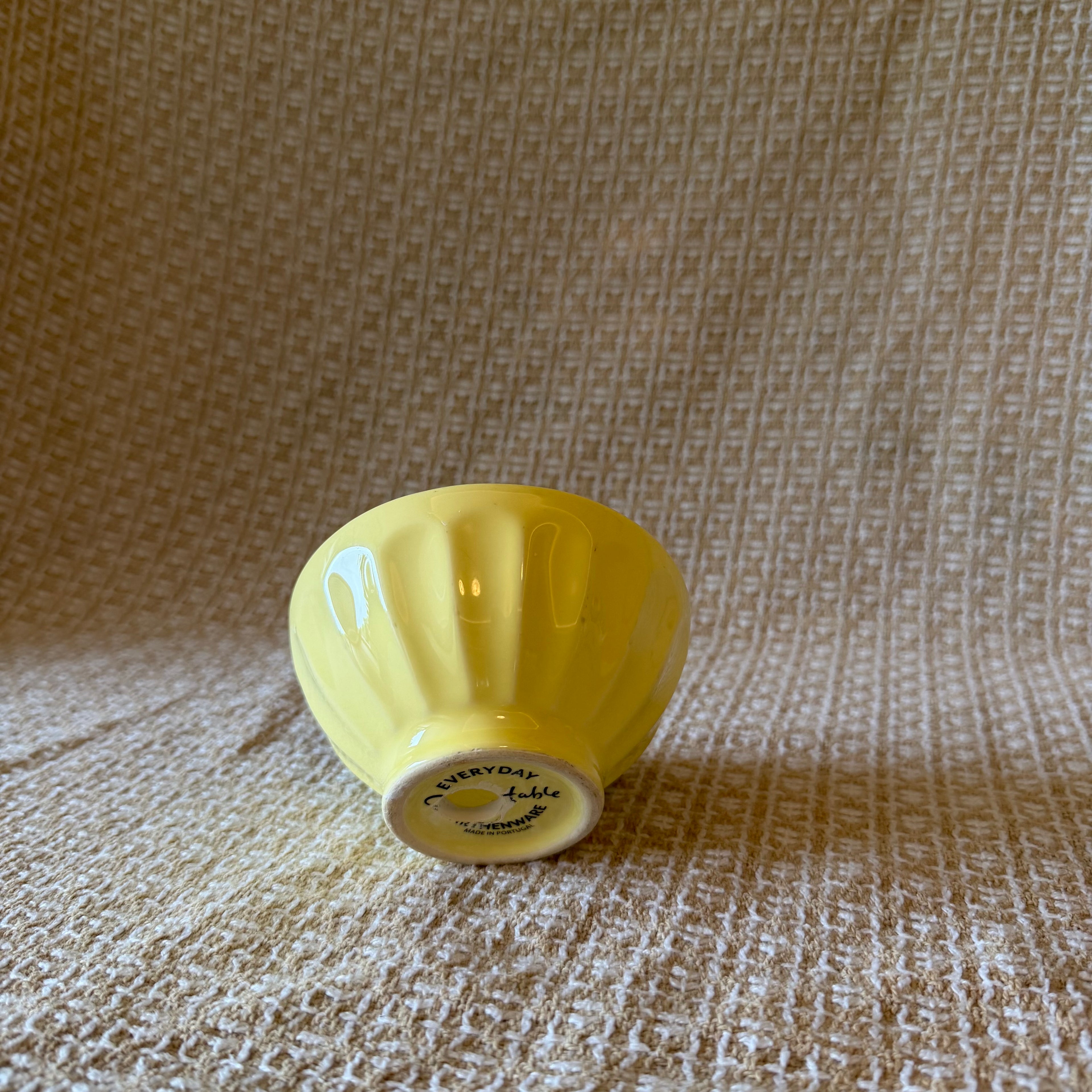 Small Yellow Bowl Pot