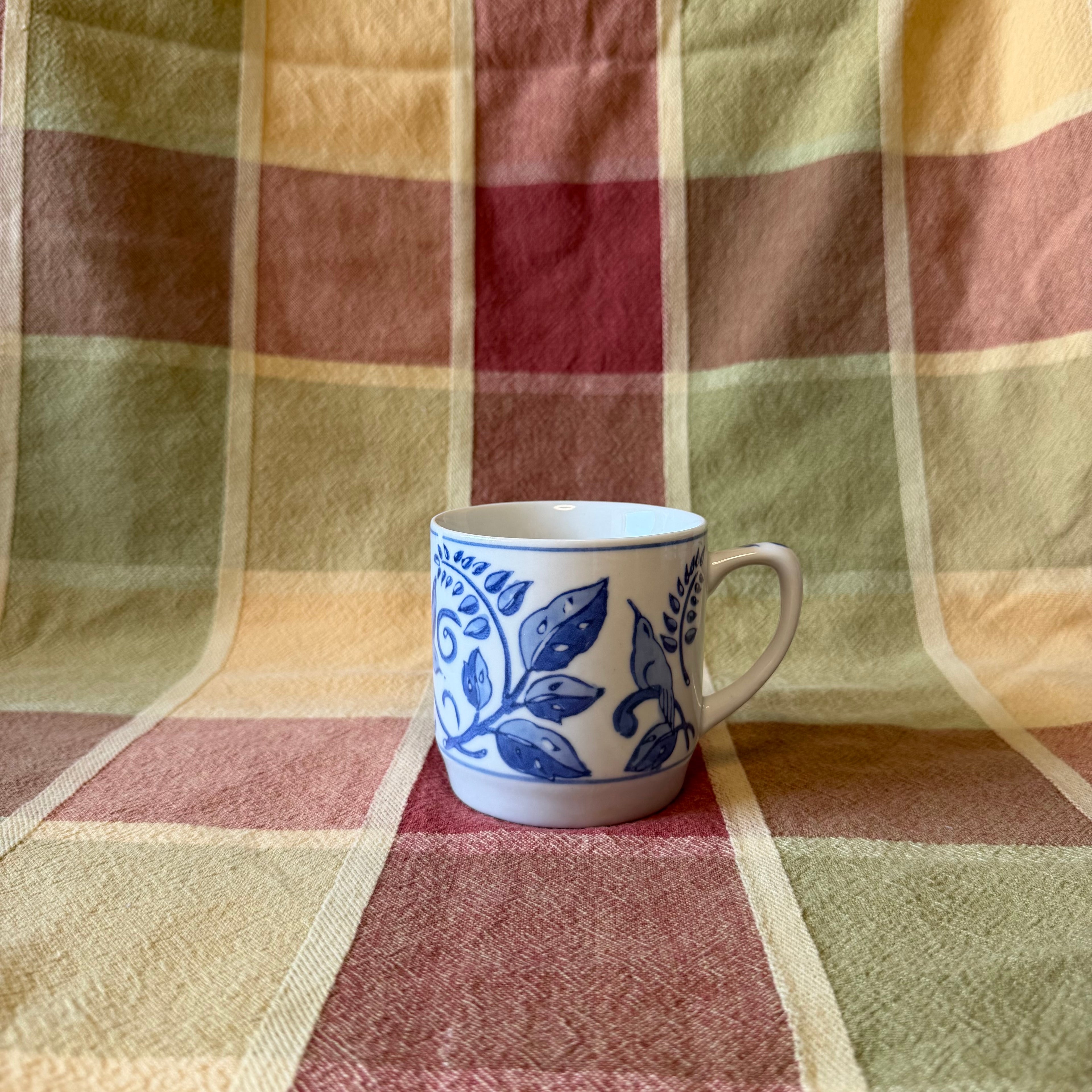 Blue Bird Mug Pot