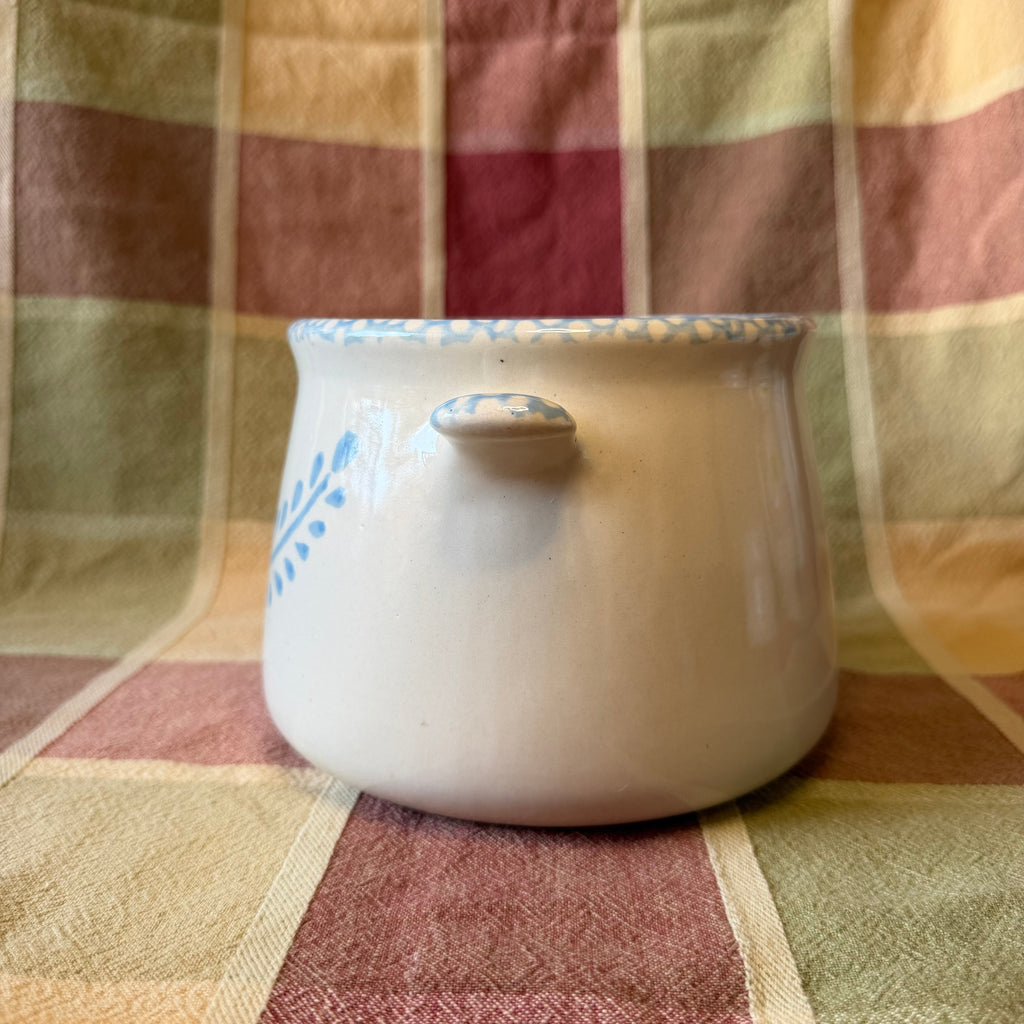 Blue Heart Pot