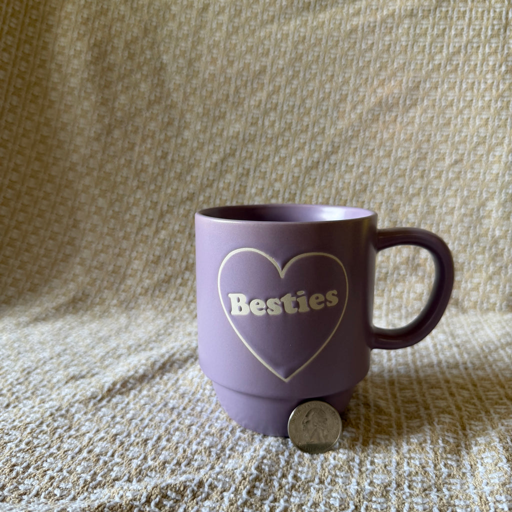 Purple Besties Mug Pot