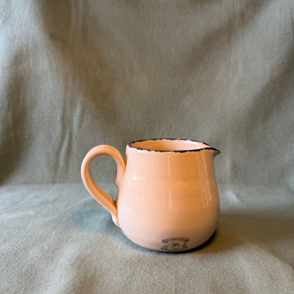 Floral Cream Pitcher Pot