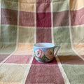 Floral Square Tea Cup Pot
