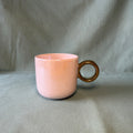 Pink and Gold Mug Pot