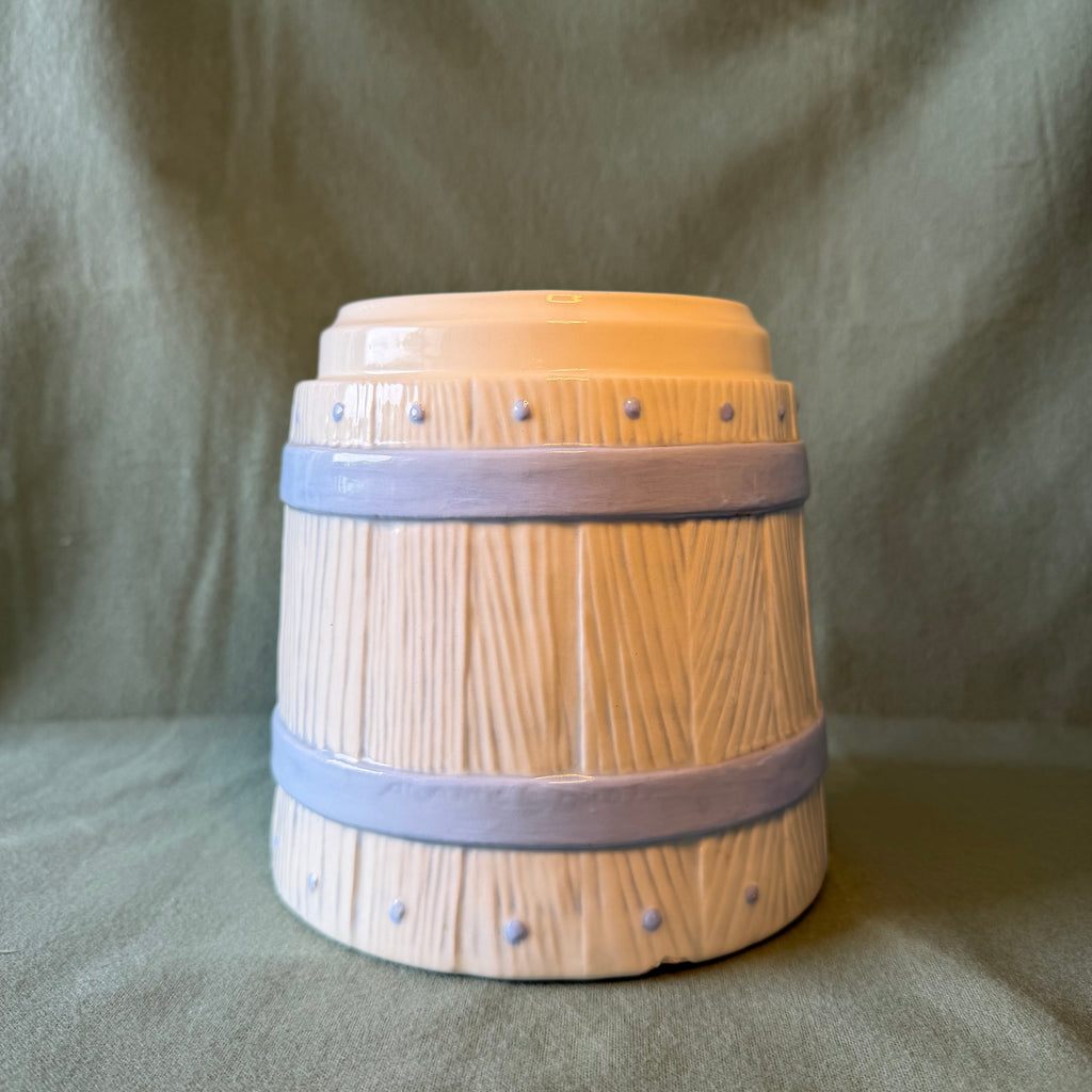 Medium Blue Flower Pot